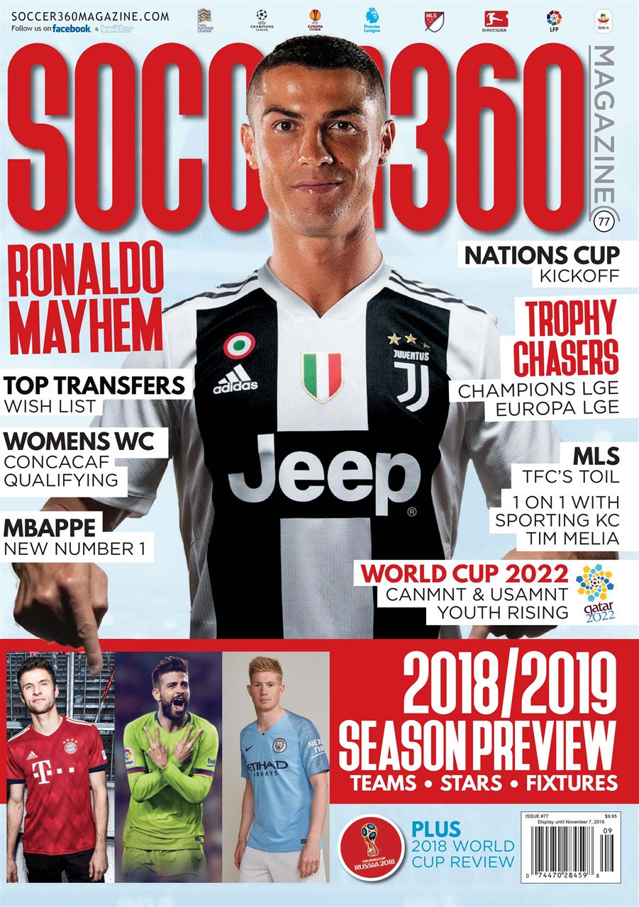 Soccer-360 September 01, 2018 Issue Cover
