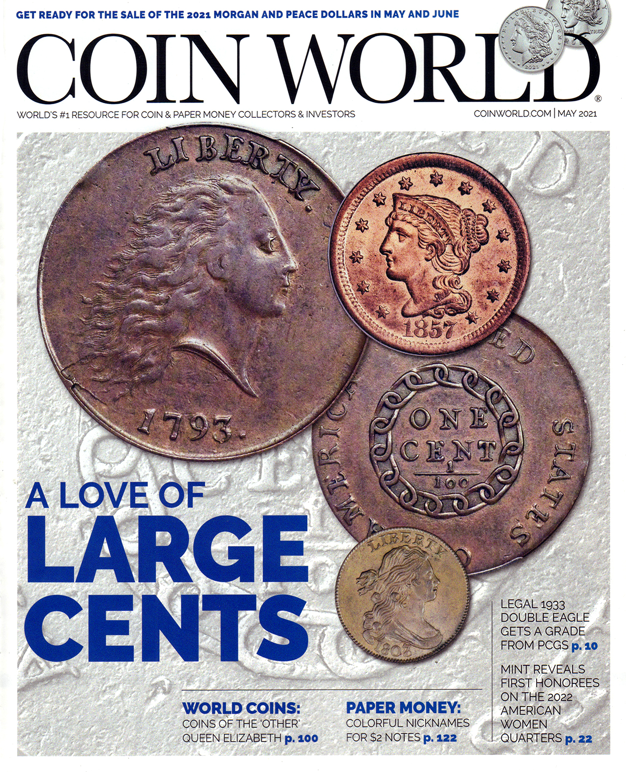Coin-World-Monthly May 01, 2021 Issue Cover