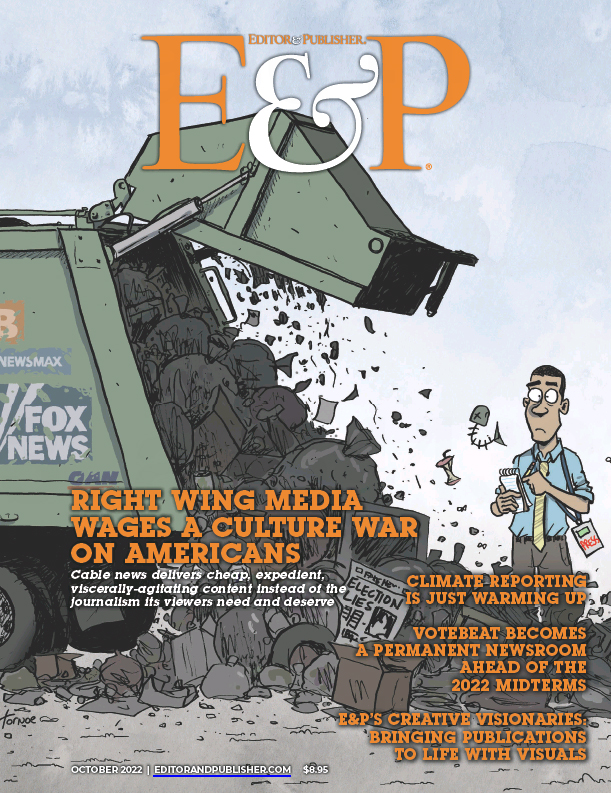Editor-and-Publisher October 01, 2022 Issue Cover