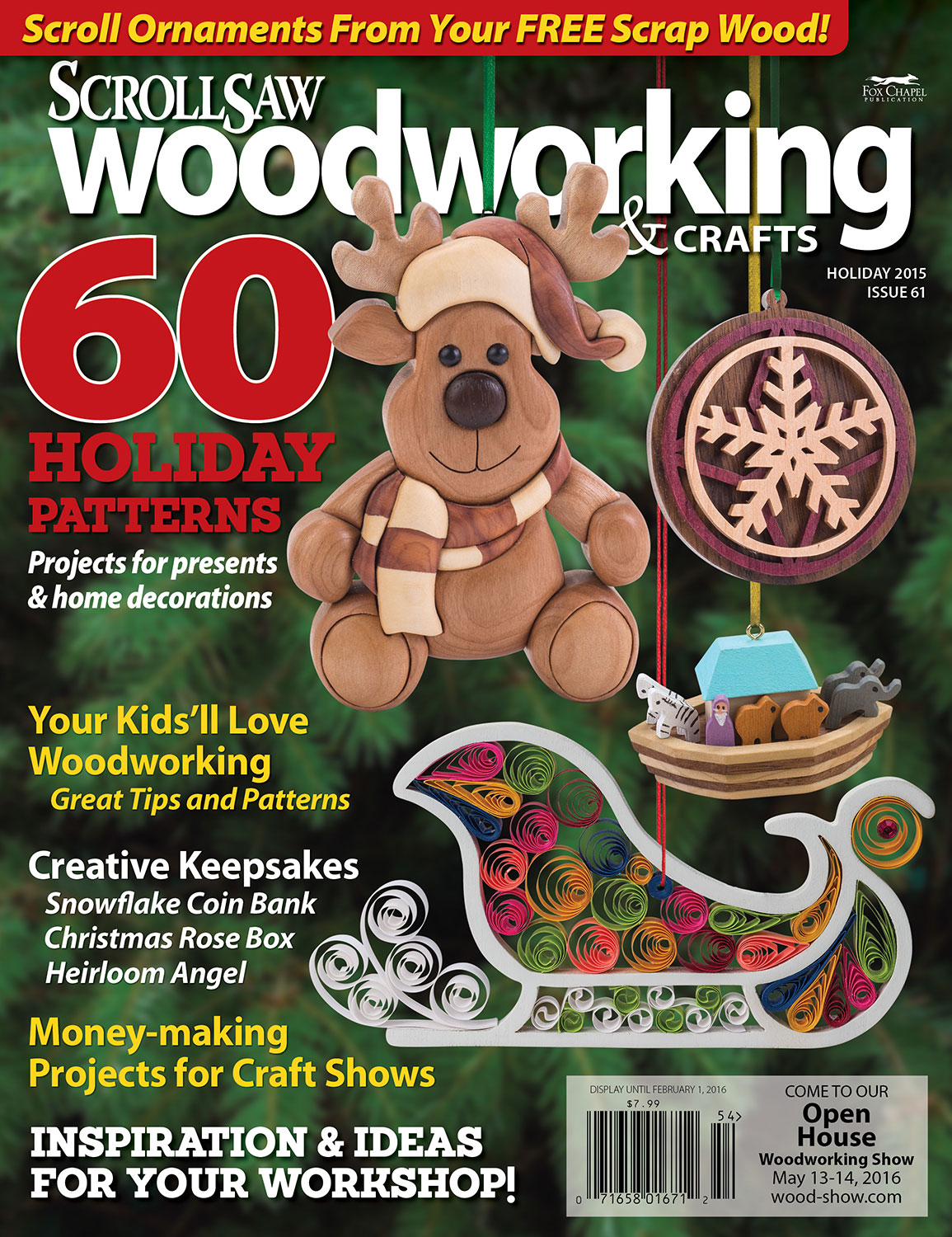 Scroll-Saw-Woodworking-and-Crafts December 01, 2015 Issue Cover