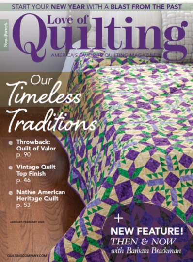 Fons & Porter's Love of Quilting January 01, 2020 Issue Cover