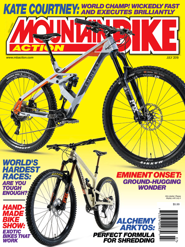 Mountain-Bike-Action July 01, 2019 Issue Cover