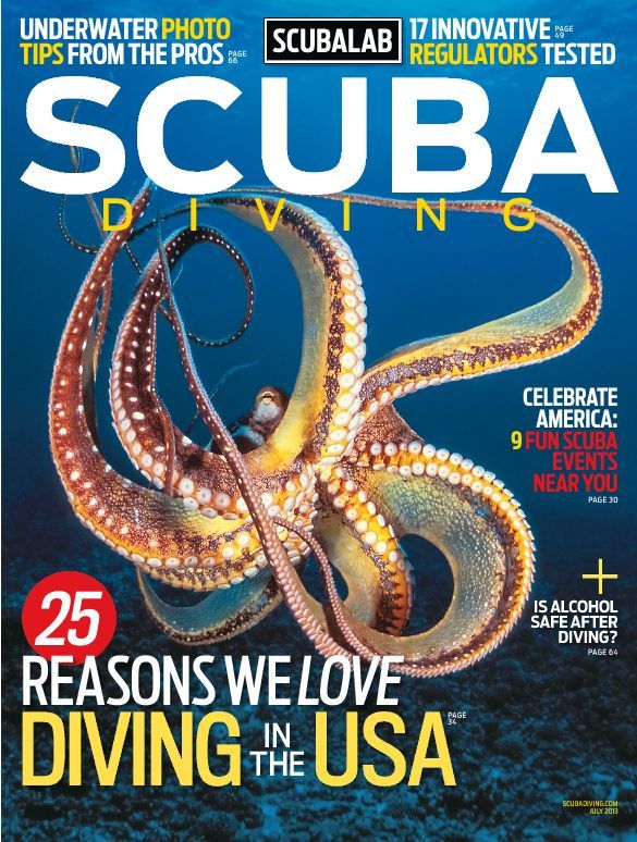 Scuba-Diving July 01, 2013 Issue Cover