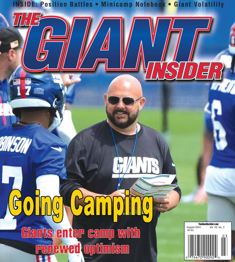 Giants-Insider August 01, 2024 Issue Cover