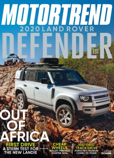 Motor Trend June 01, 2020 Issue Cover