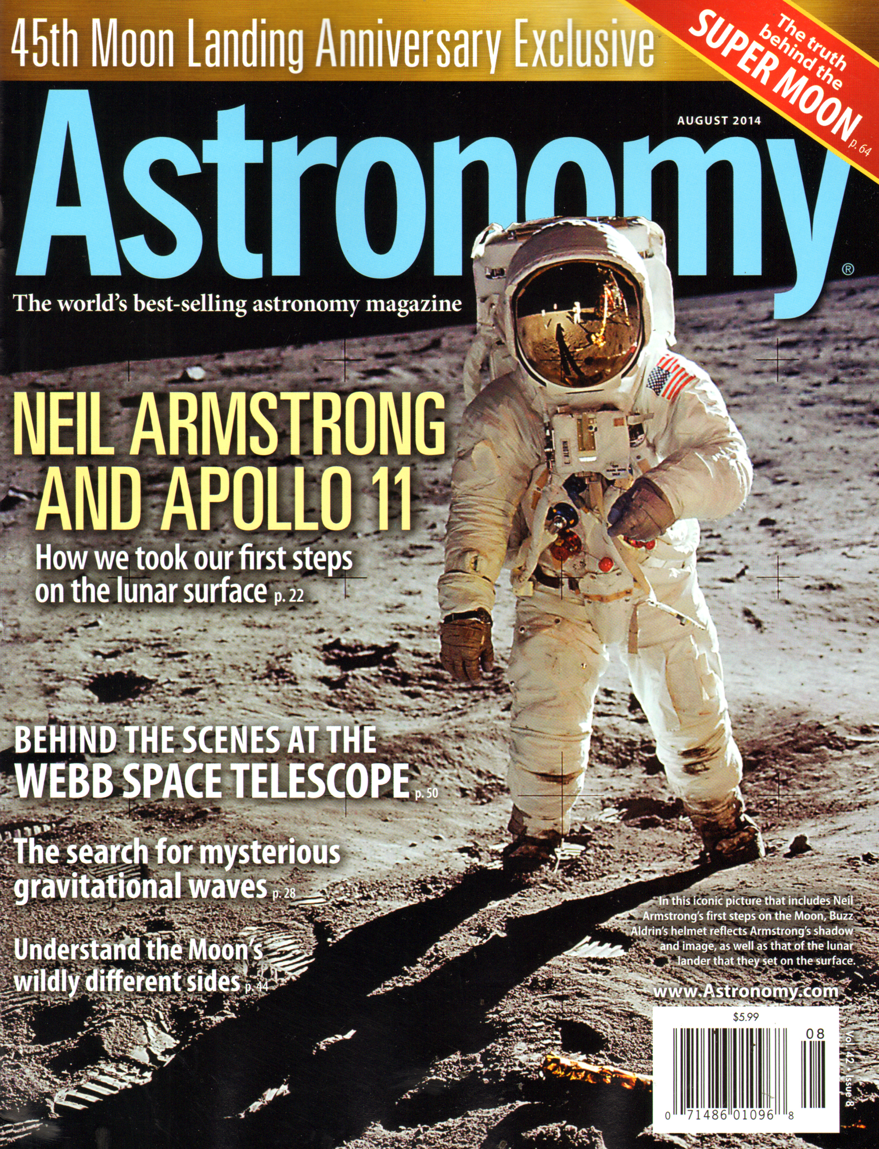 Astronomy August 01, 2014 Issue Cover