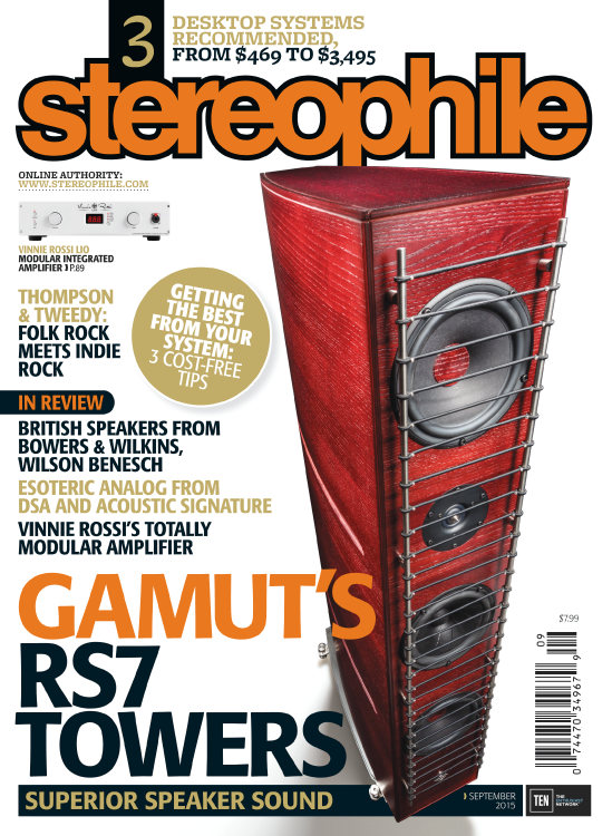 Stereophile September 01, 2015 Issue Cover