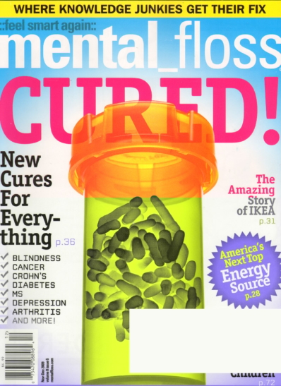Mental Floss December 01, 2009 Issue Cover
