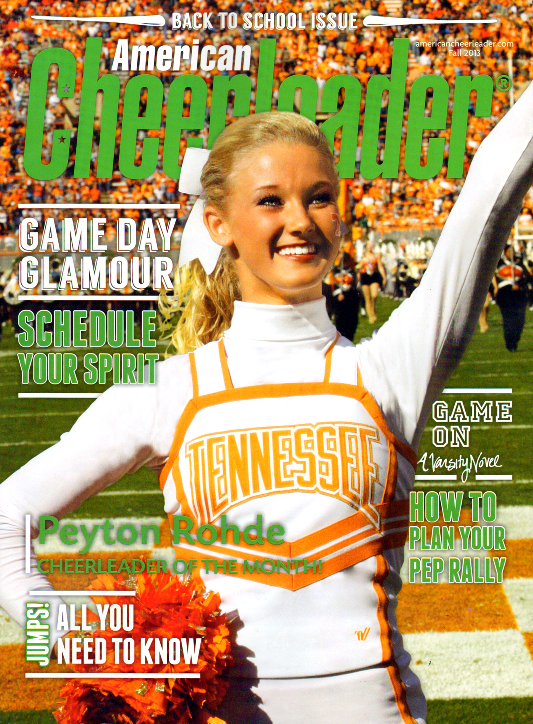 American-Cheerleader September 01, 2013 Issue Cover