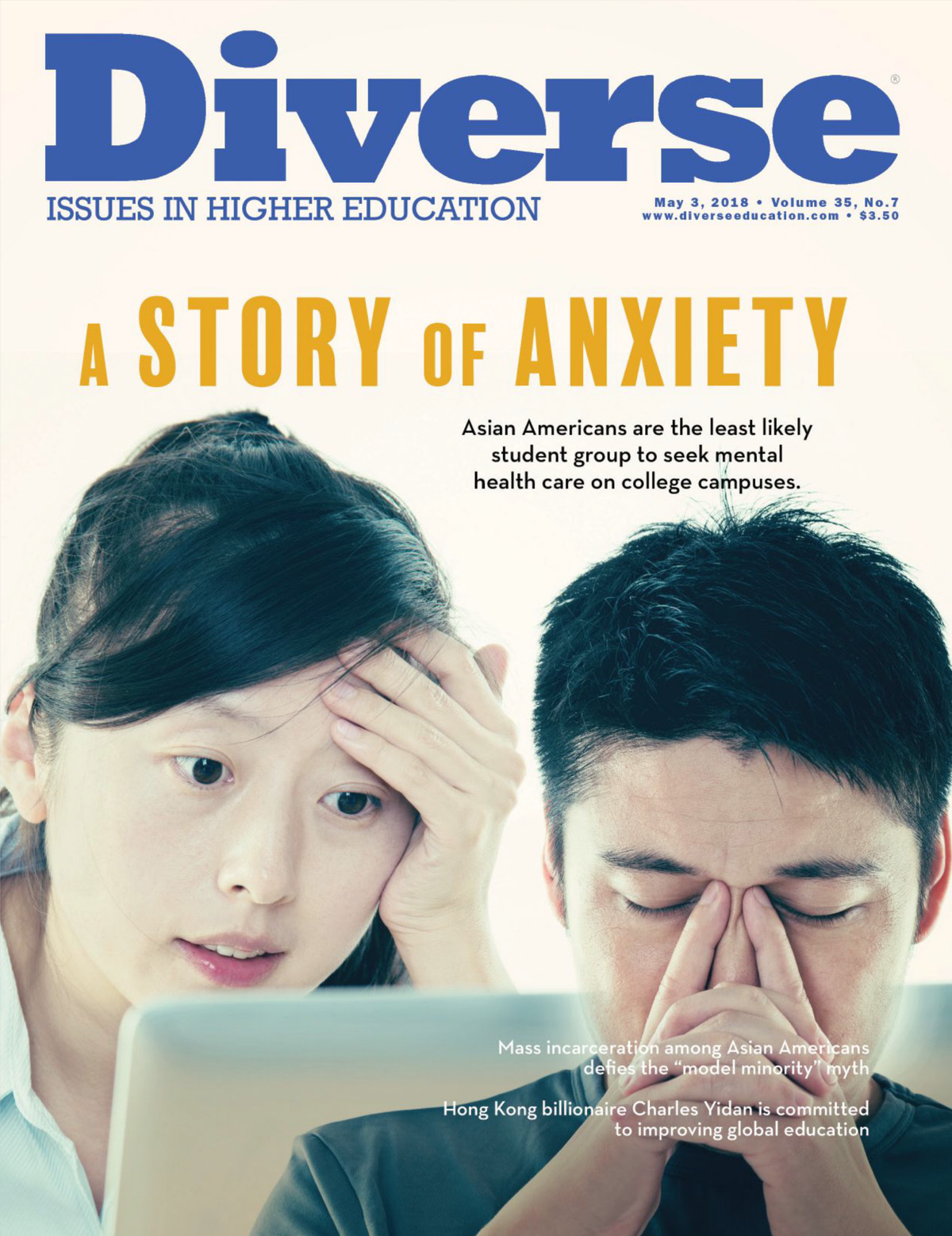 Diverse-Issues-In-Higher-Education May 03, 2018 Issue Cover