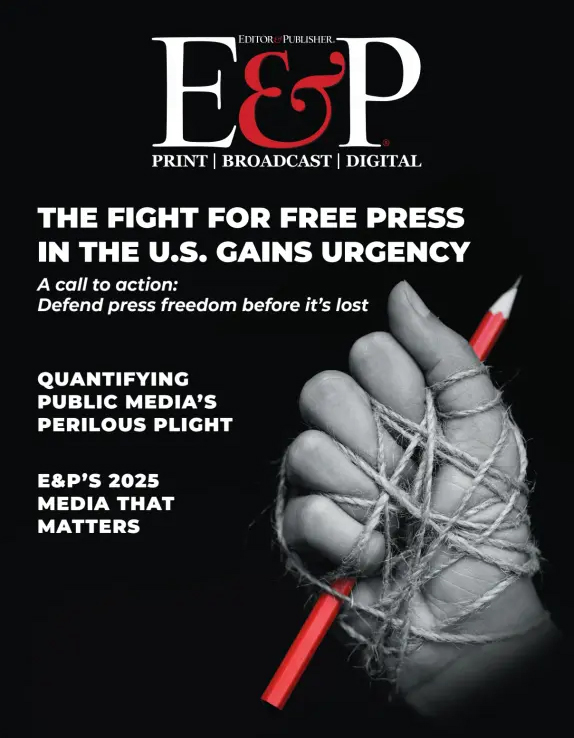 Editor-and-Publisher July 01, 2025 Issue Cover