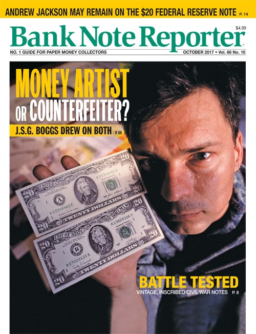 Bank-Note-Reporter October 01, 2017 Issue Cover