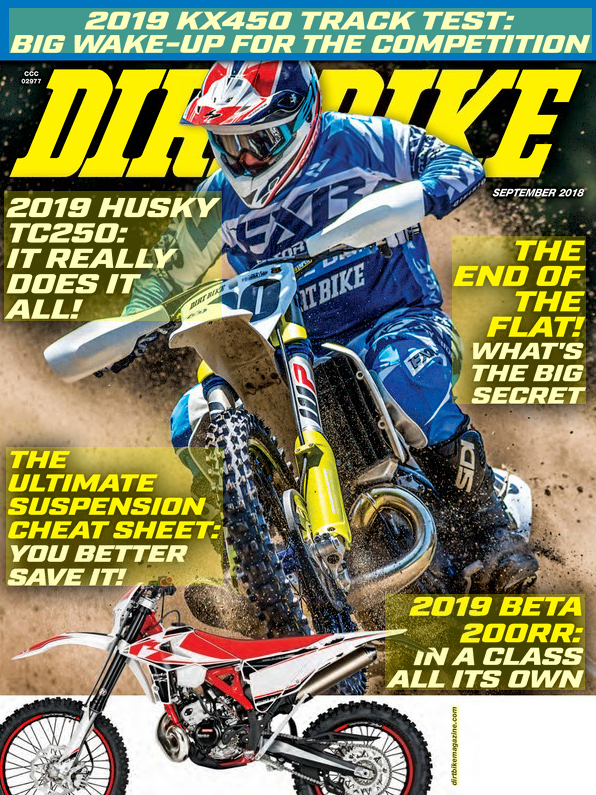 Dirt-Bike September 01, 2018 Issue Cover