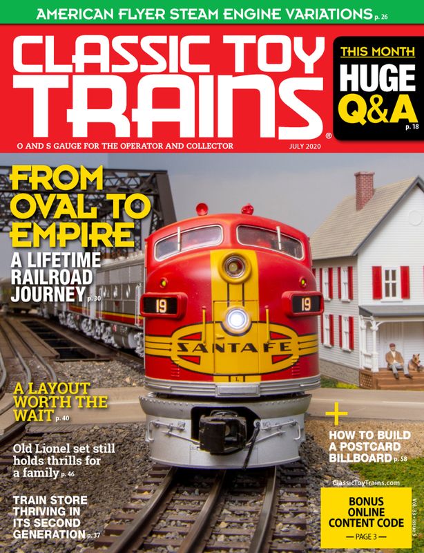 Classic-Toy-Trains July 01, 2020 Issue Cover