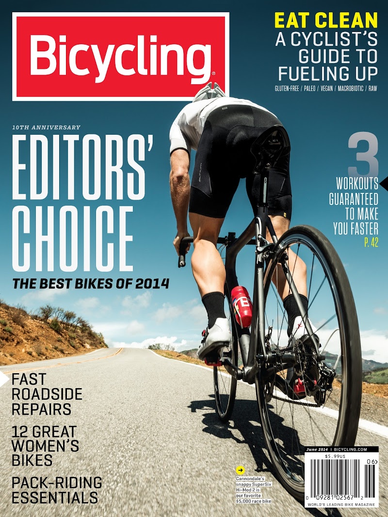 Bicycling June 01, 2014 Issue Cover