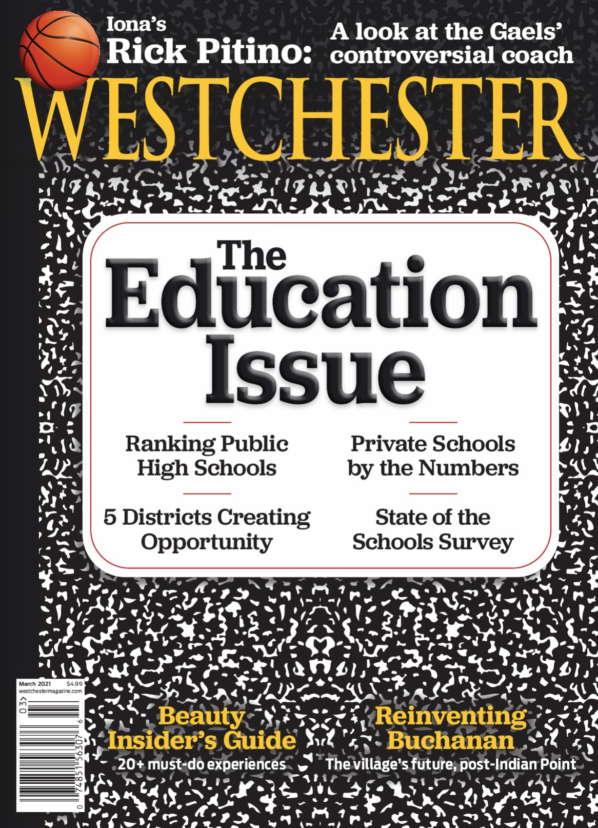 Westchester-Magazine March 01, 2021 Issue Cover