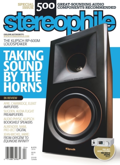Stereophile April 01, 2019 Issue Cover