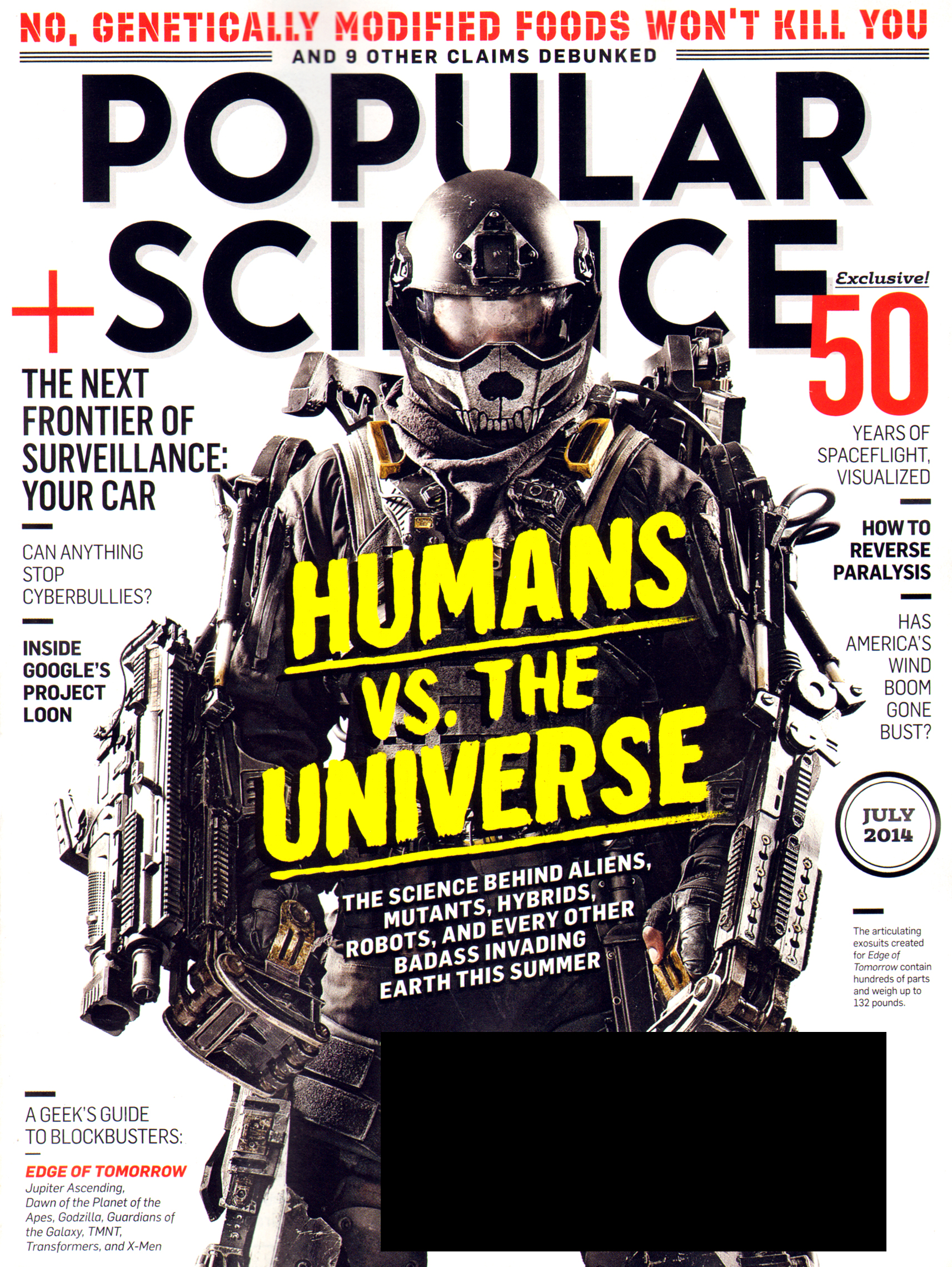 Popular-Science July 01, 2014 Issue Cover