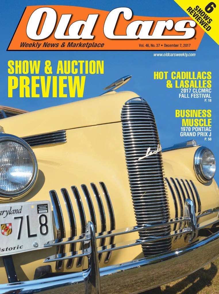 Old-Cars December 07, 2017 Issue Cover