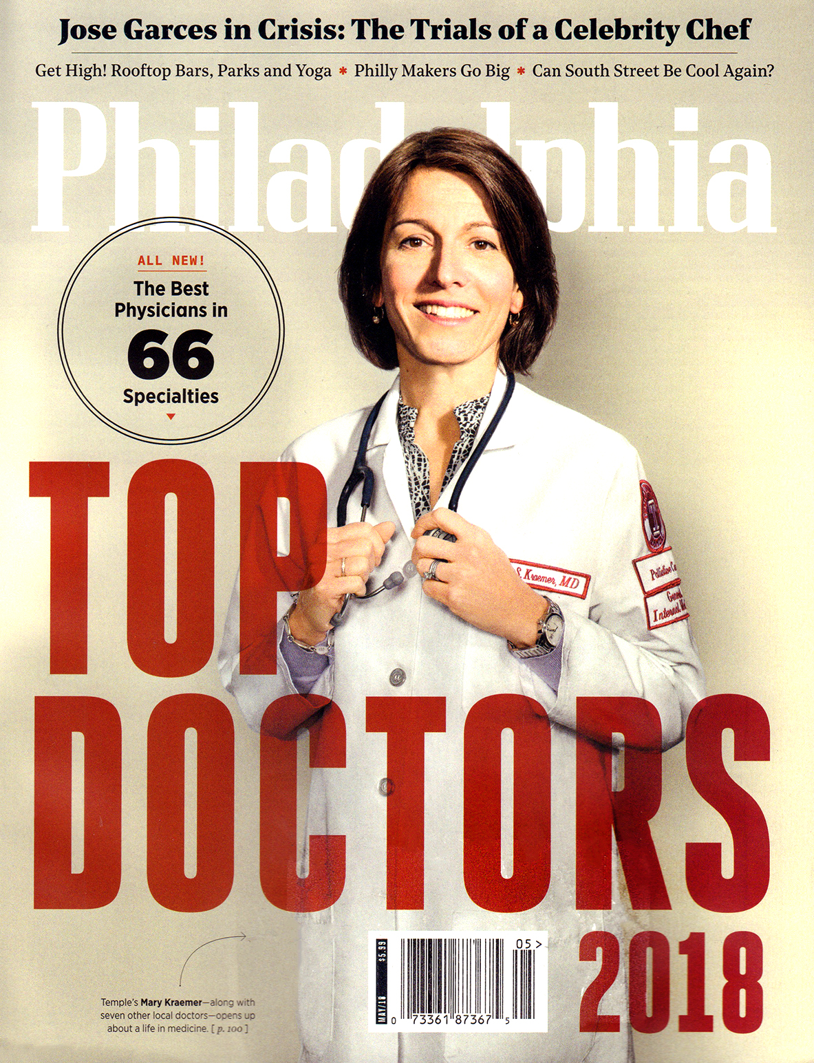 Philadelphia-Magazine May 01, 2018 Issue Cover