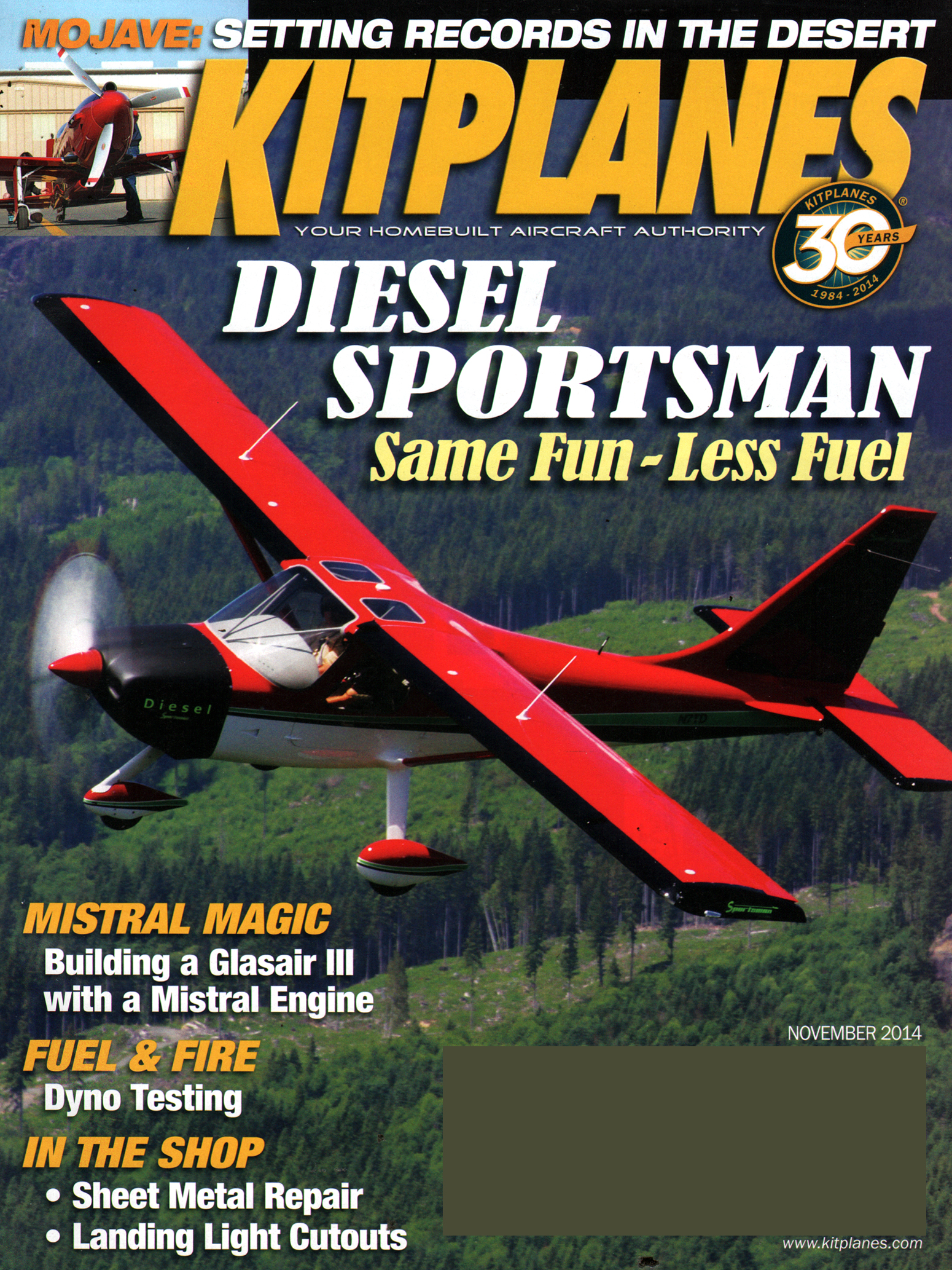 Kit-Planes November 01, 2014 Issue Cover