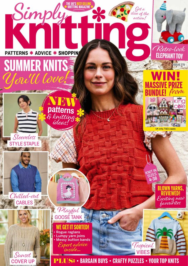 Simply Knitting August 01, 2026 Issue Cover