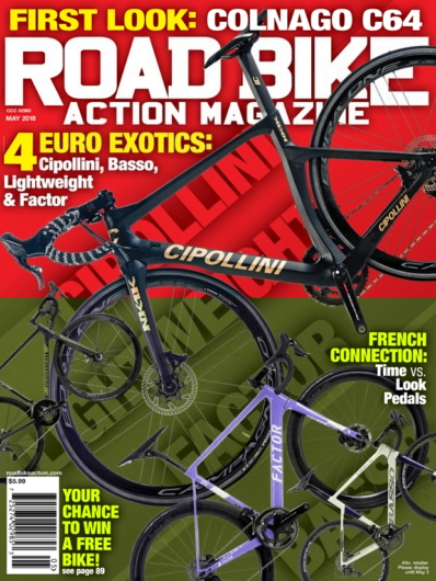 Road Bike Action May 01, 2018 Issue Cover