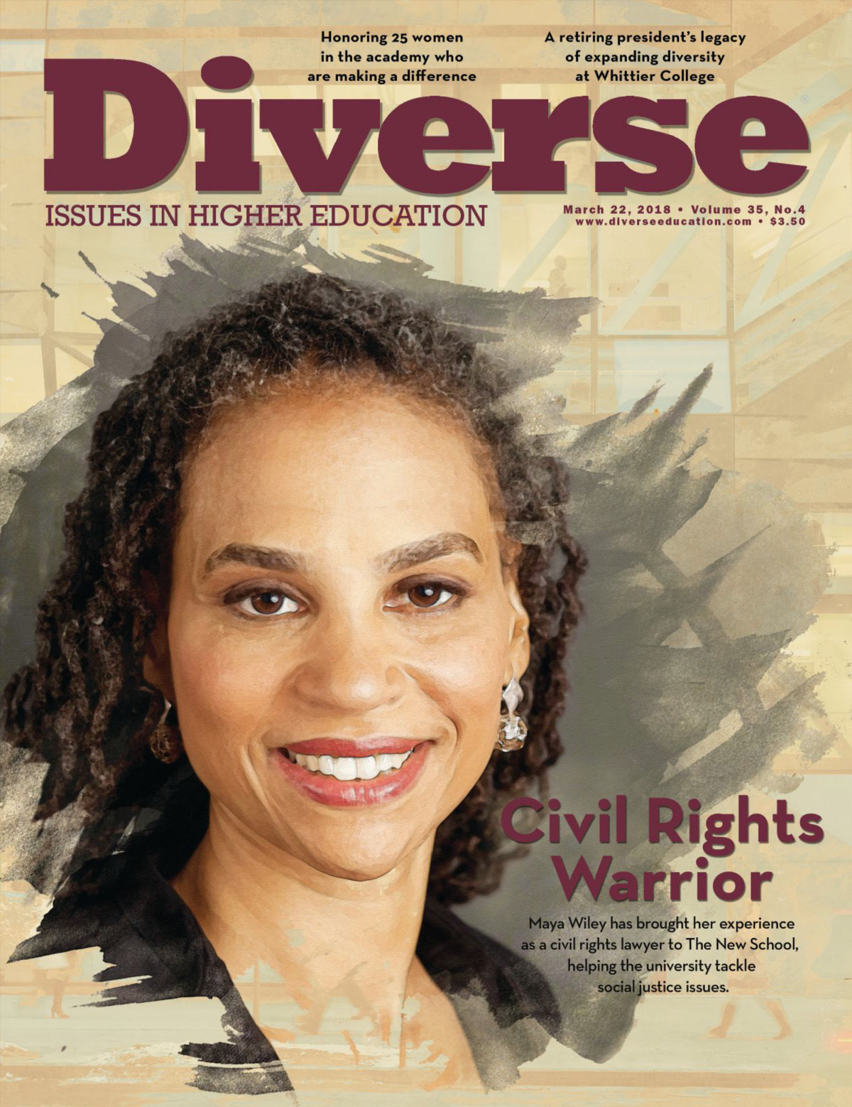 Diverse-Issues-In-Higher-Education March 22, 2018 Issue Cover