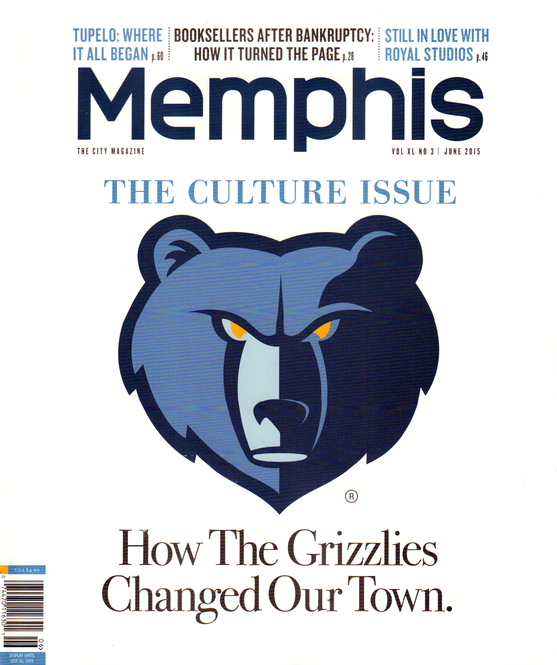 Memphis June 01, 2015 Issue Cover