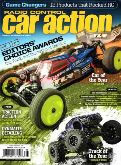 Radio Control Car Action May 01, 2016 Issue Cover