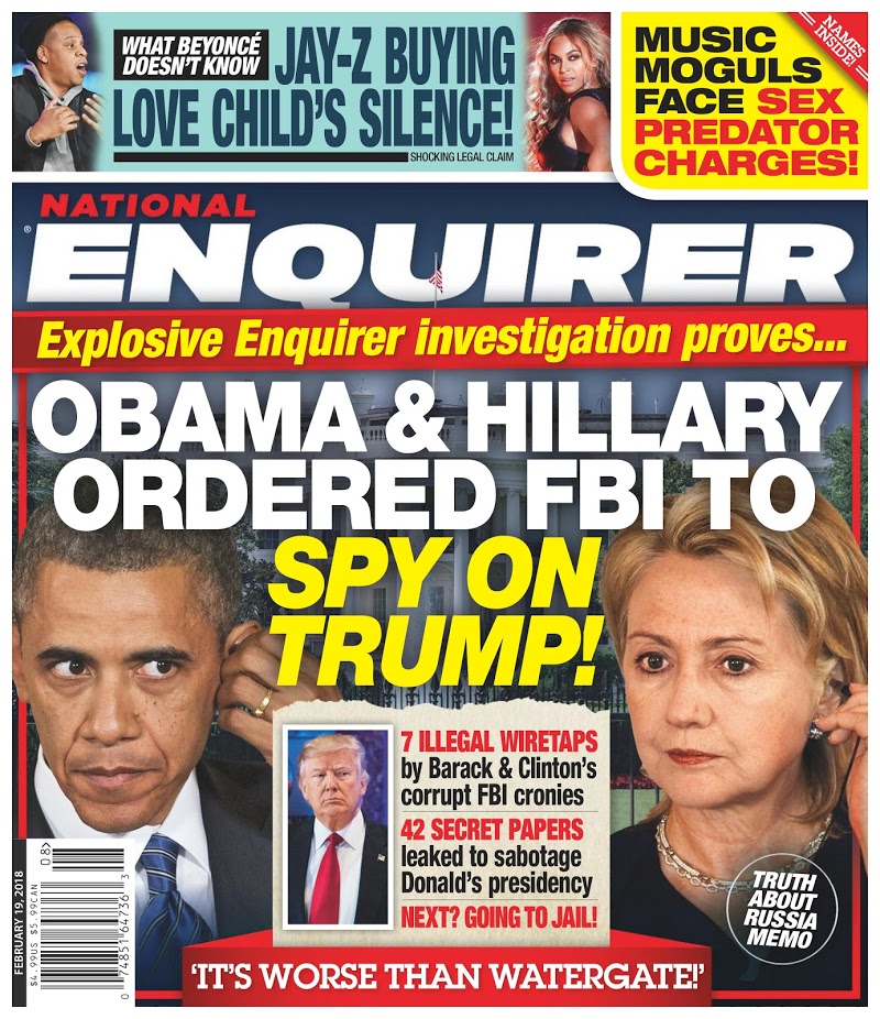 national-enquirer February 19, 2018 Issue Cover