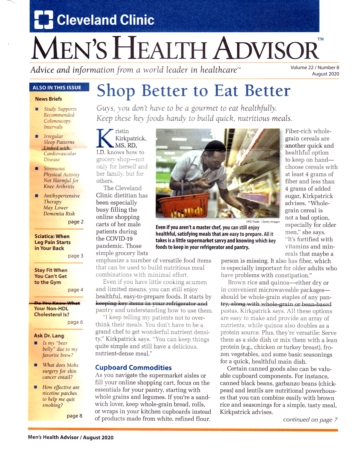 Mens-Health-Advisor August 01, 2020 Issue Cover