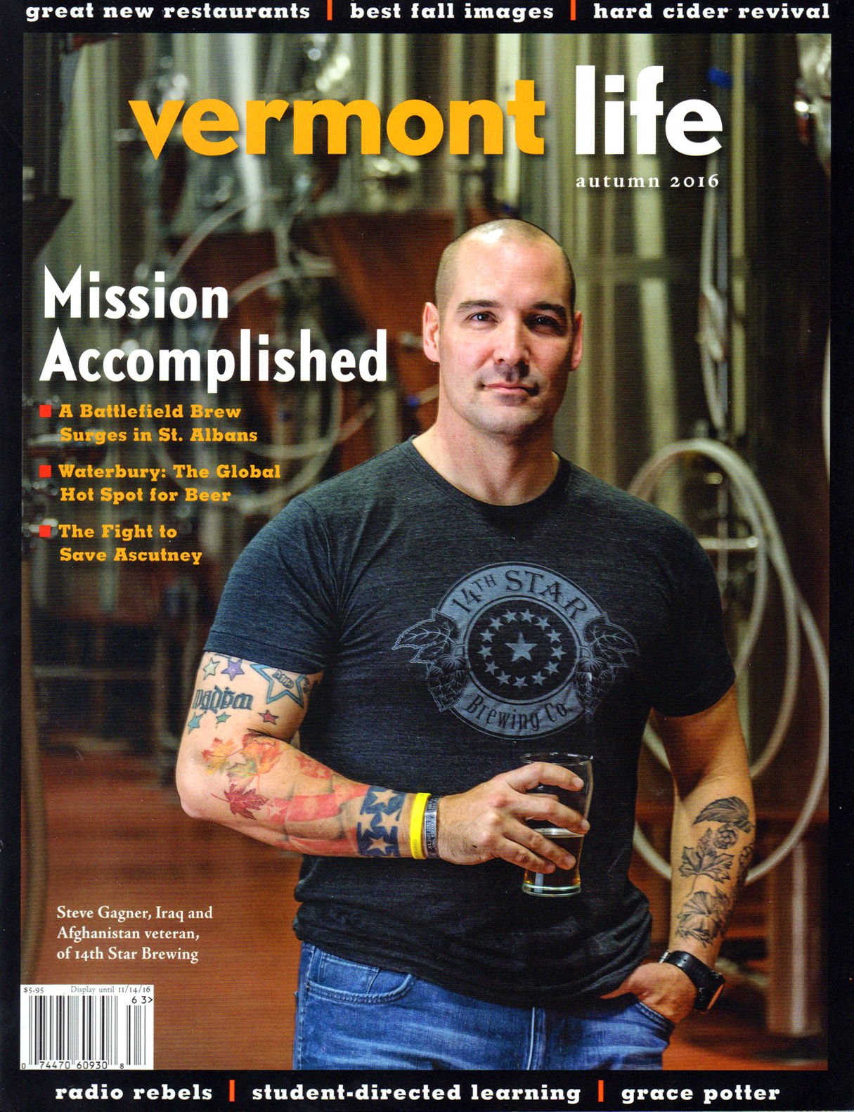 Vermont-Life September 01, 2016 Issue Cover