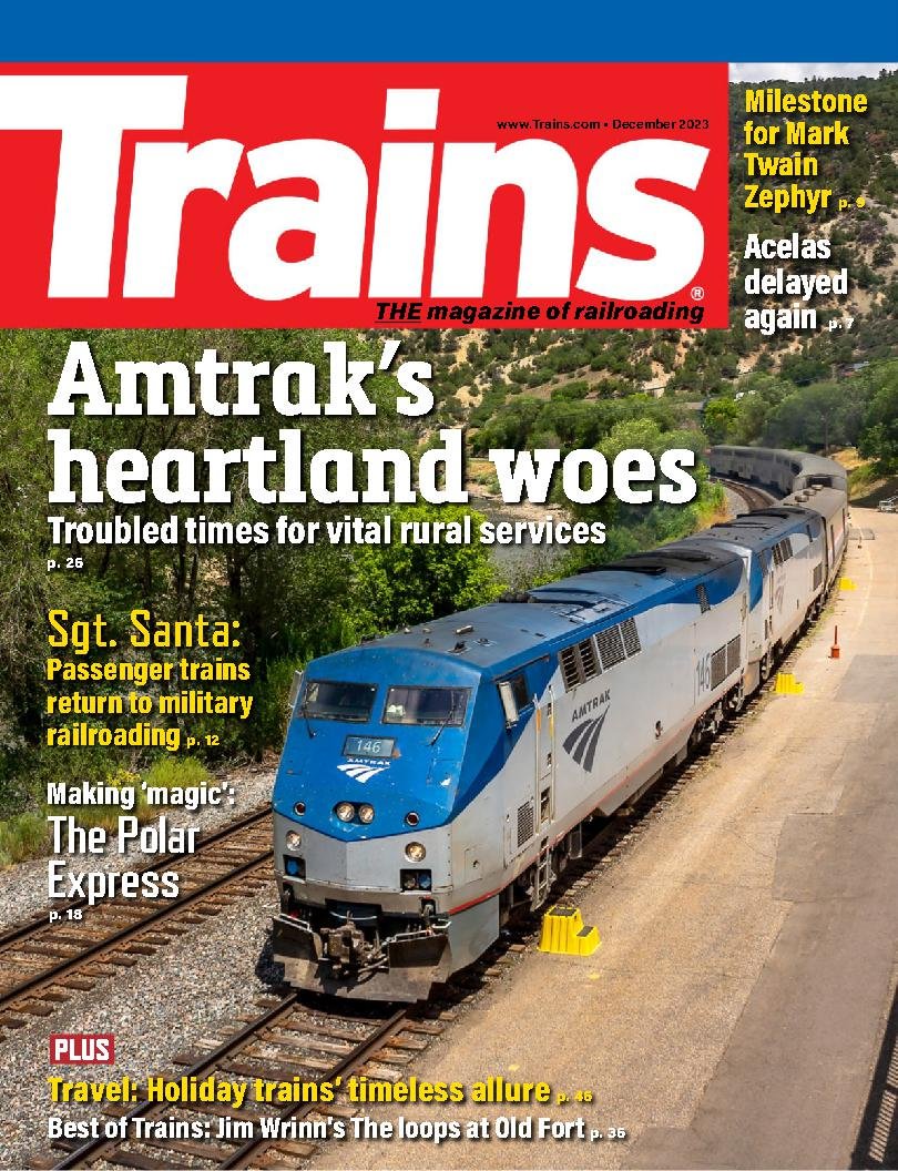 Trains December 01, 2023 Issue Cover