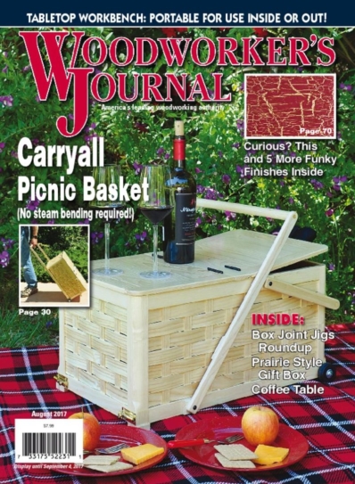 Woodworker's Journal August 01, 2017 Issue Cover