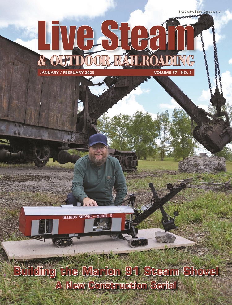Live-Steam-and-Railroading January 01, 2023 Issue Cover