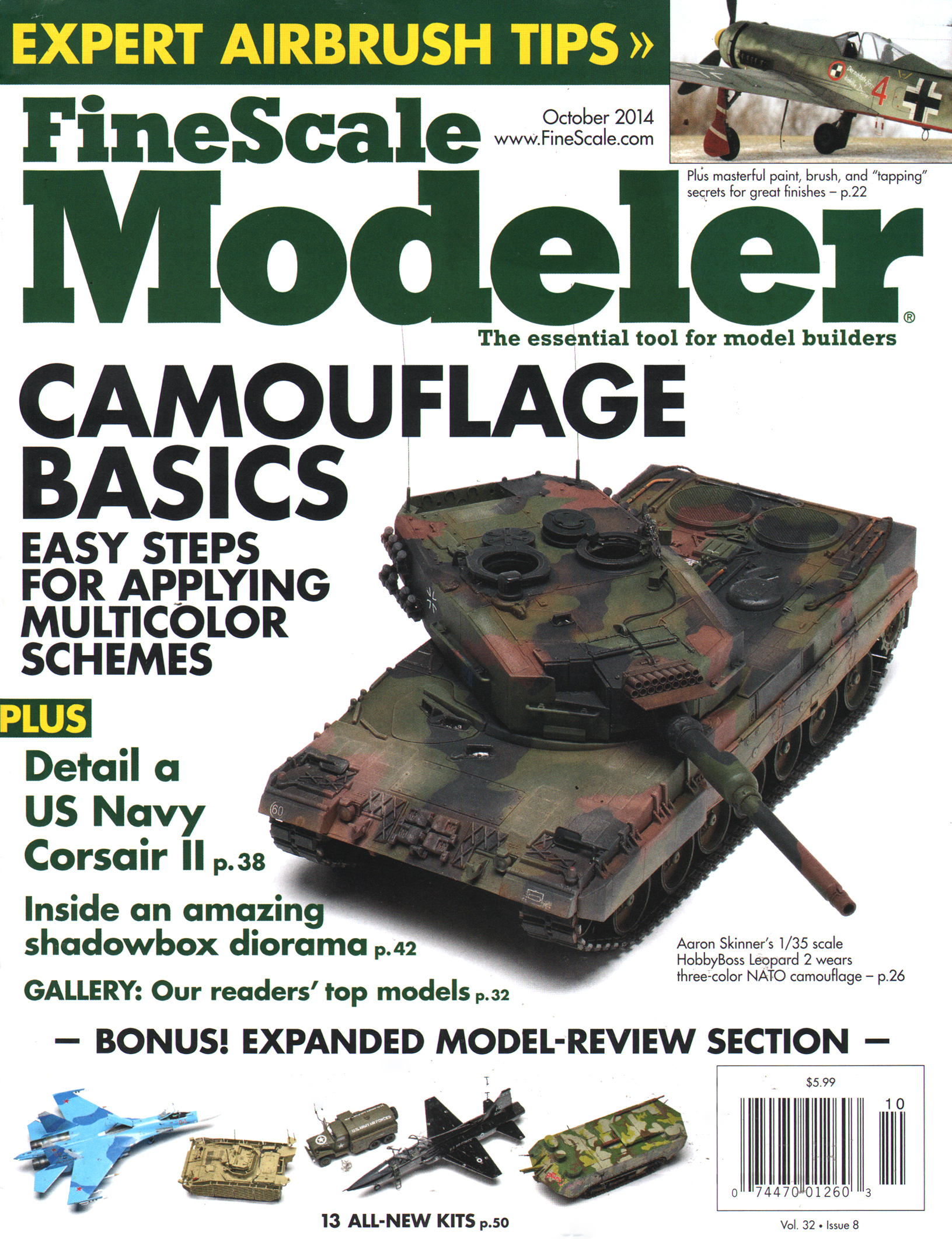 Finescale-Modeler October 01, 2014 Issue Cover