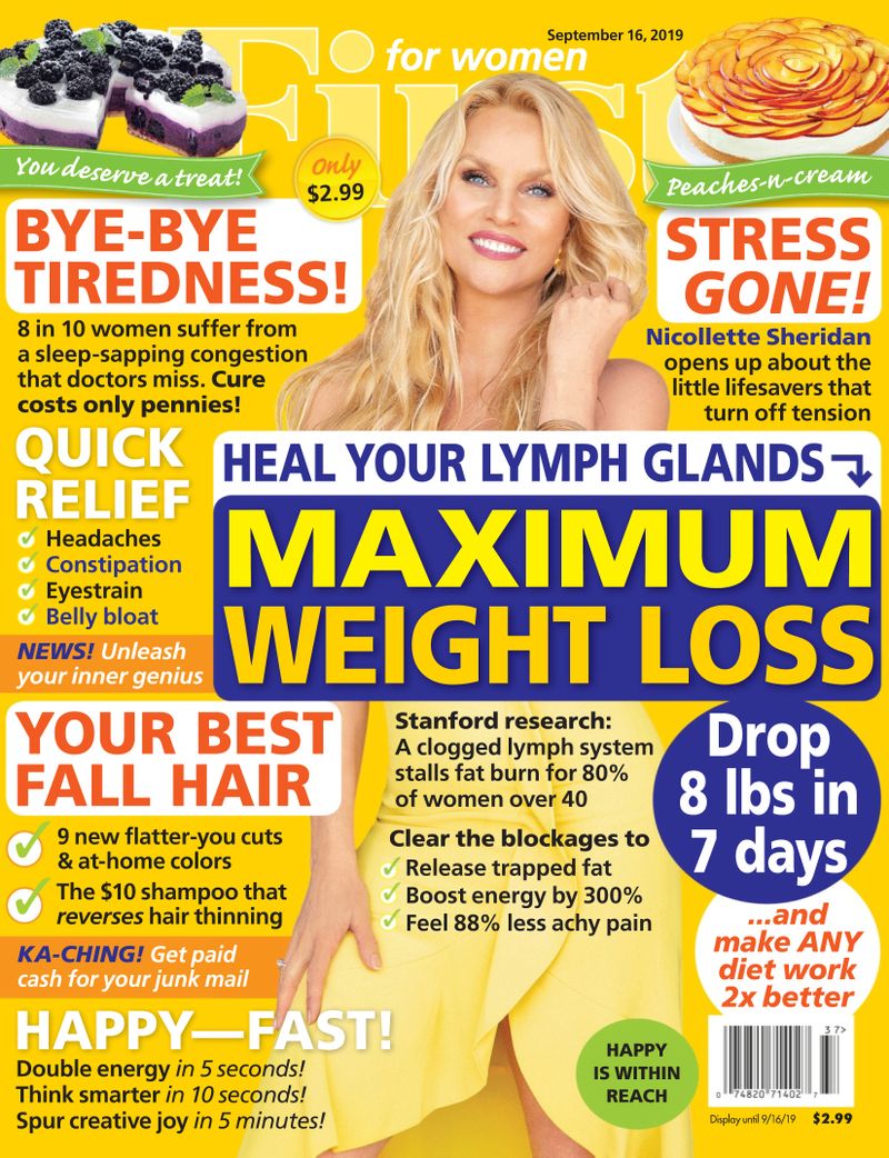 First-For-Women September 16, 2019 Issue Cover