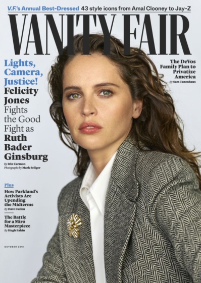 Vanity Fair October 01, 2018 Issue Cover