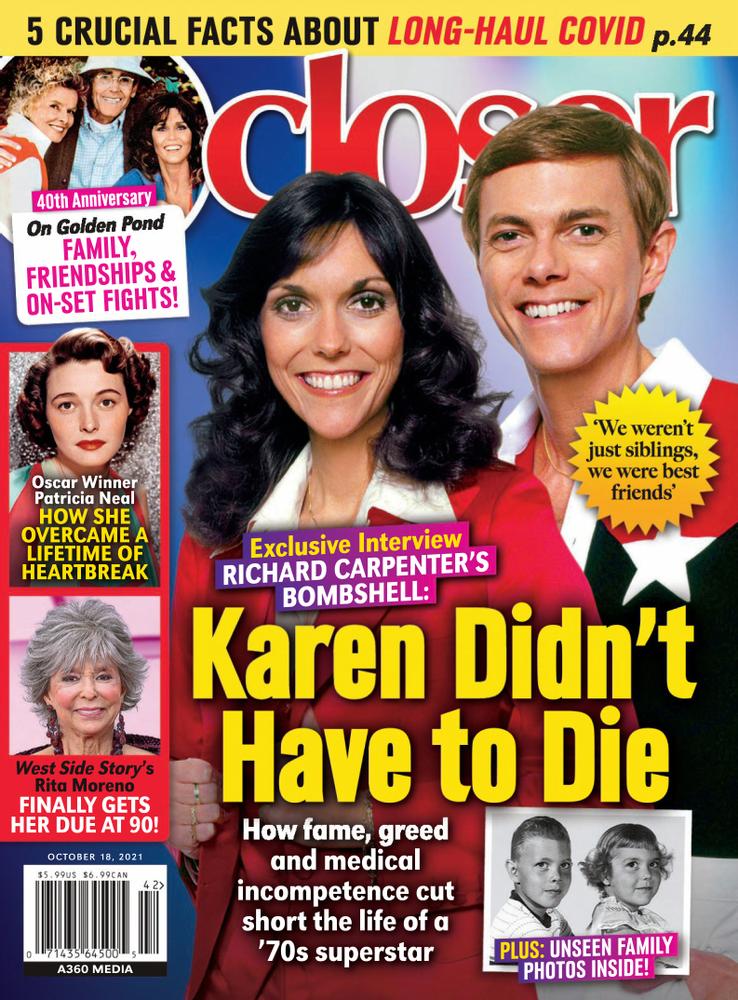 Closer October 18, 2021 Issue Cover