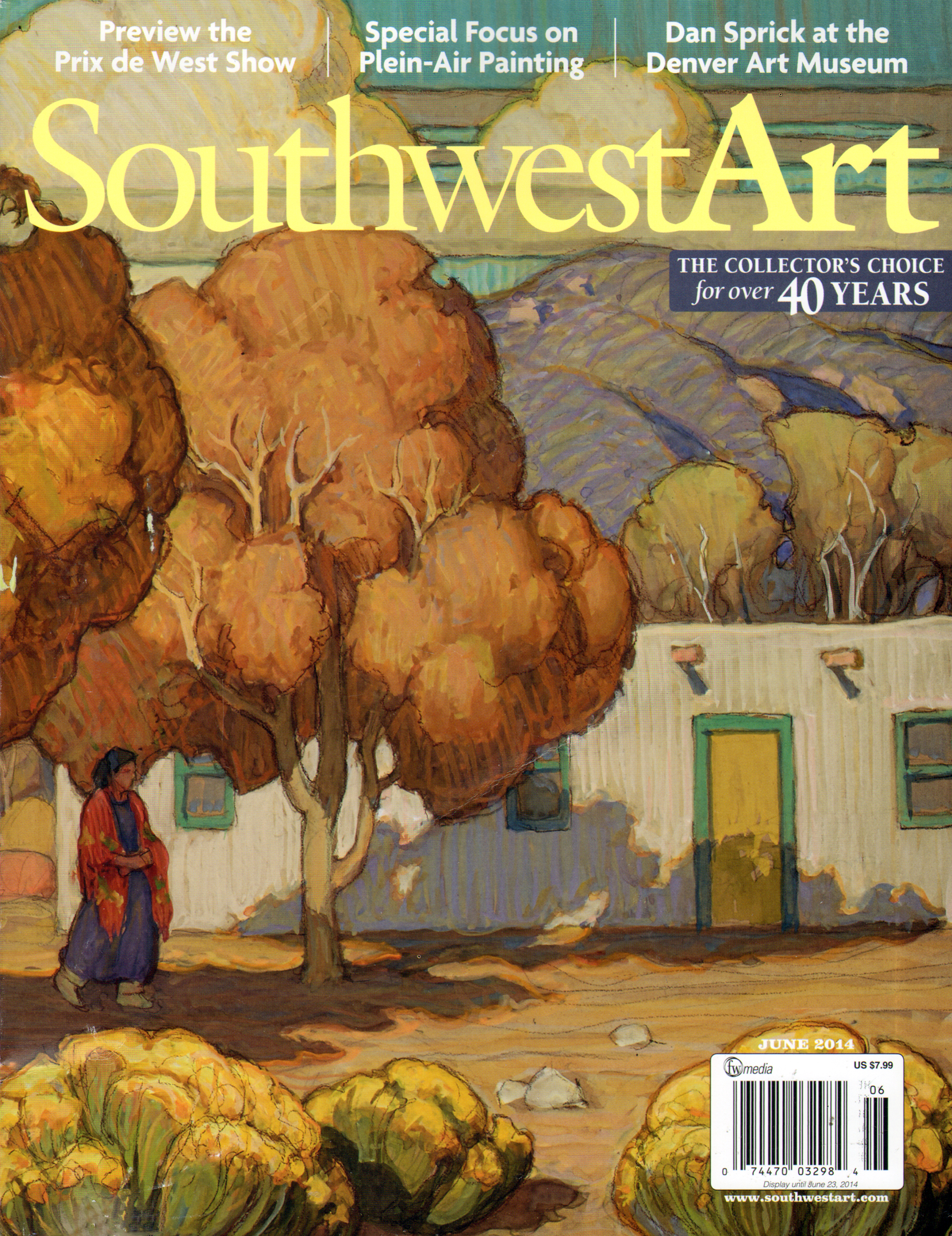 Southwest-Art June 01, 2014 Issue Cover