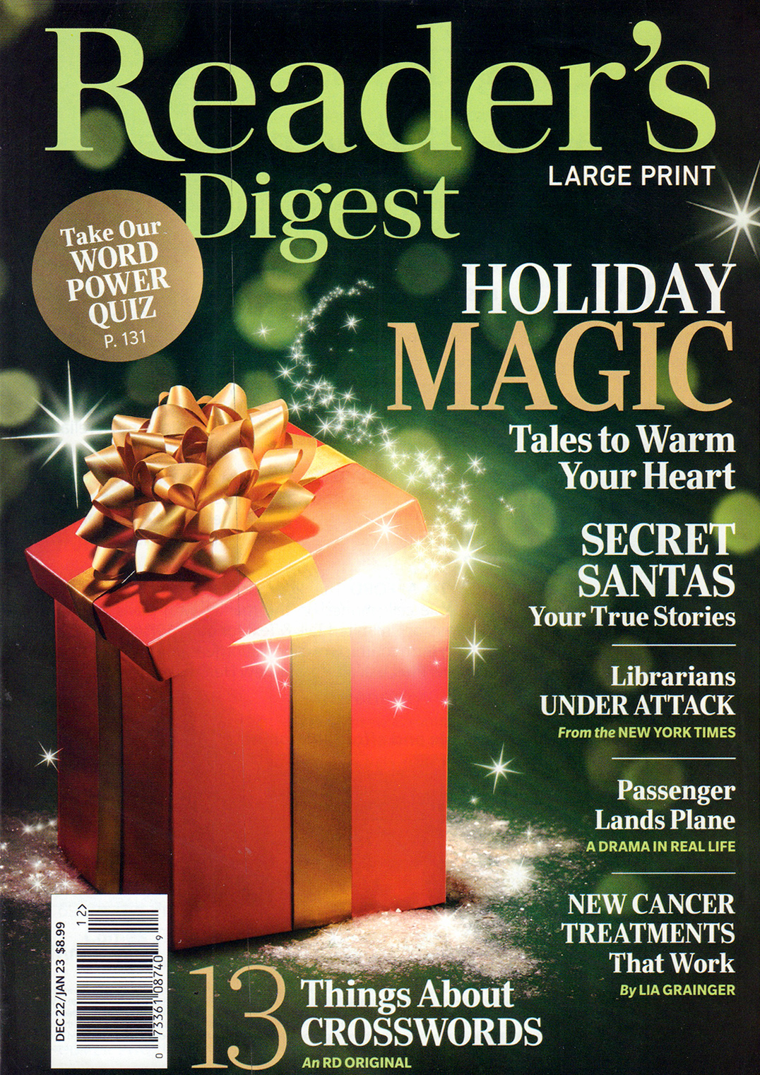 Readers-Digest---Large-Print-Edition December 01, 2022 Issue Cover
