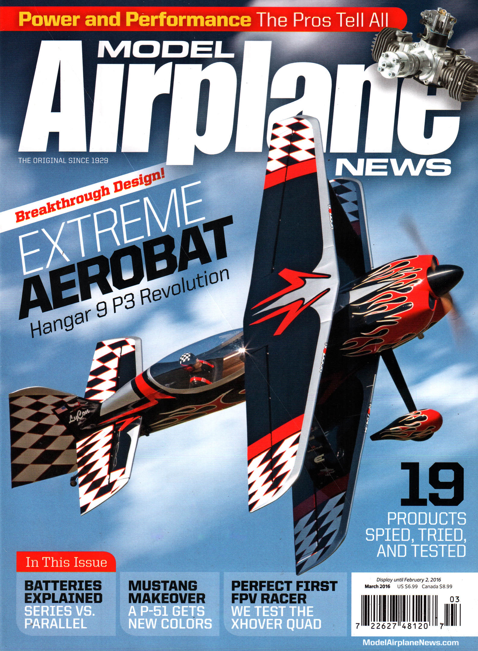 Model-Airplane-News March 01, 2016 Issue Cover