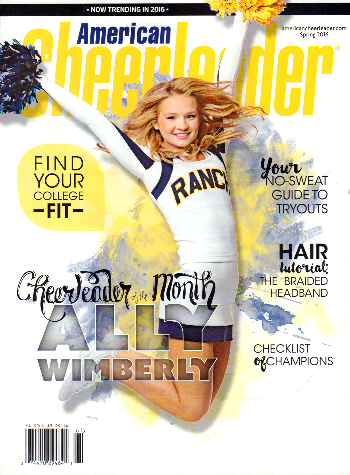 American-Cheerleader March 01, 2016 Issue Cover