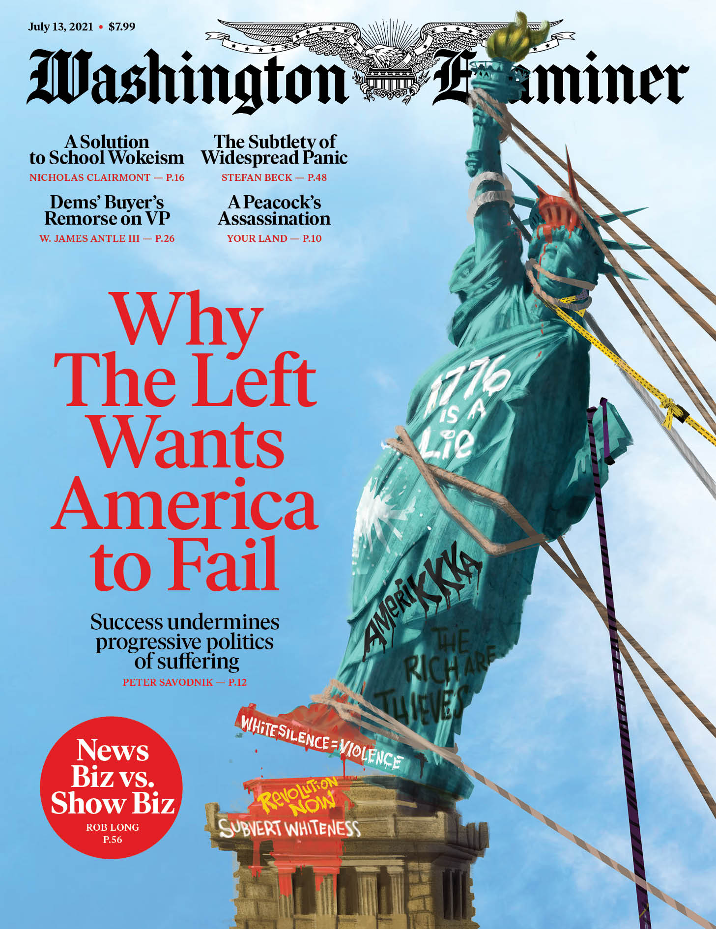 Washington-Examiner July 13, 2021 Issue Cover