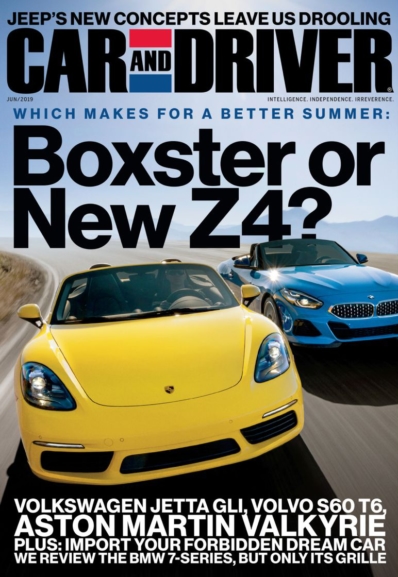 Car And Driver June 01, 2019 Issue Cover