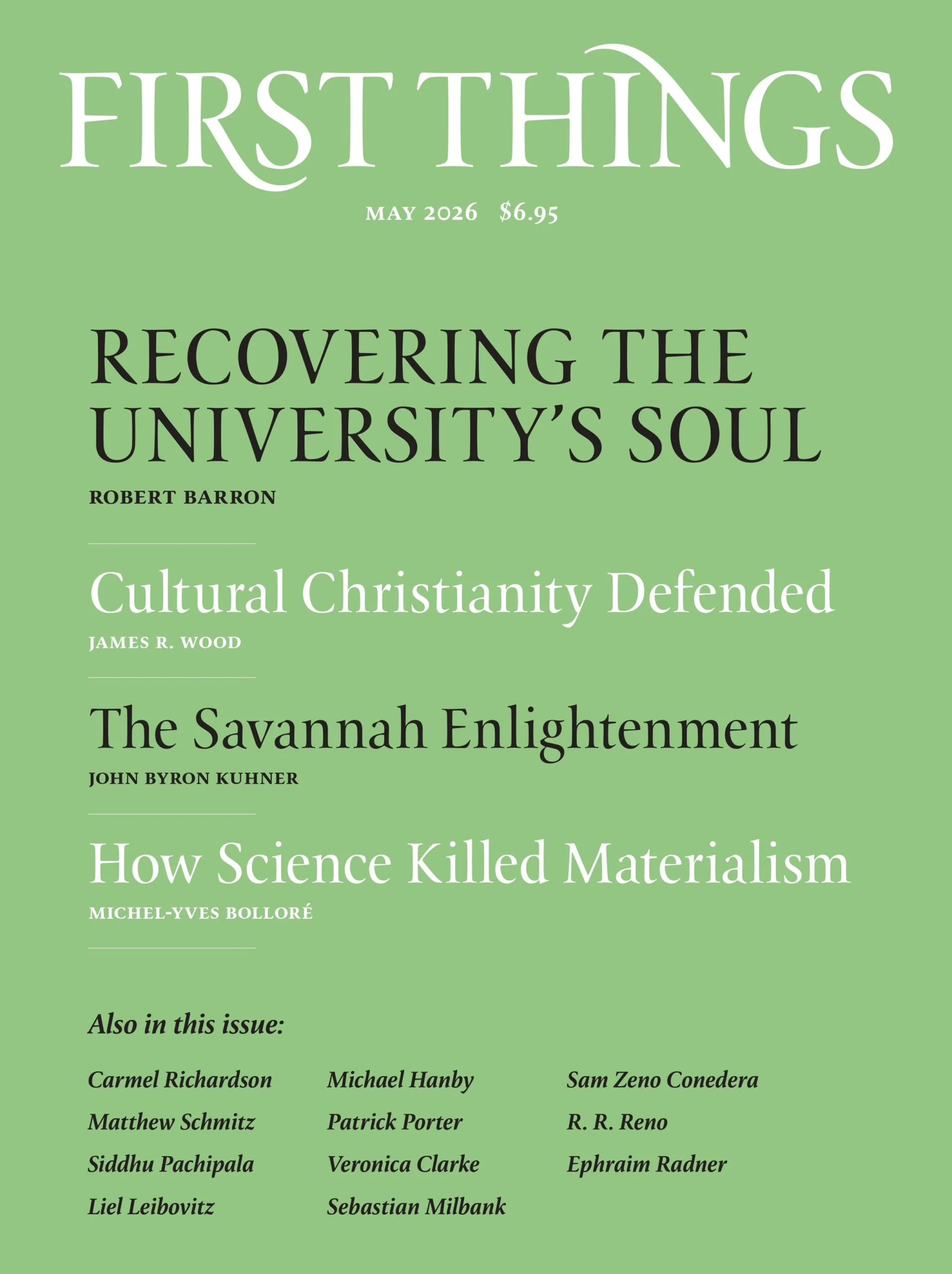 First Things May 01, 2026 Issue Cover