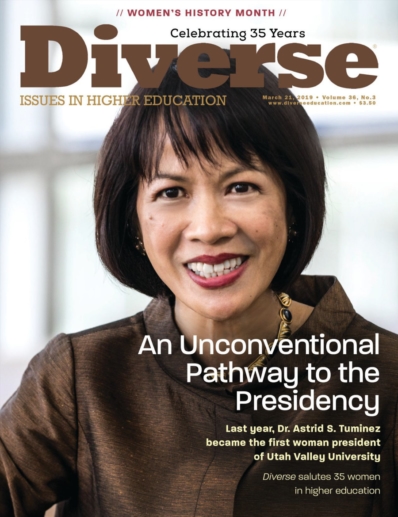 Diverse: Issues In Higher Education March 21, 2019 Issue Cover