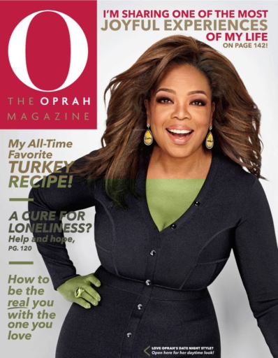 O The Oprah November 01, 2019 Issue Cover