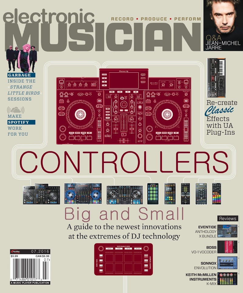Electronic-Musician July 01, 2016 Issue Cover